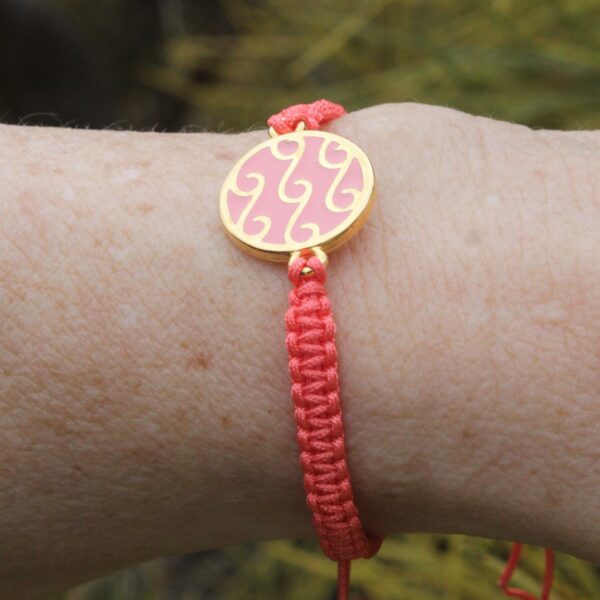PULSERA OLAS CORAL