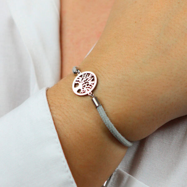 PULSERA ÁRBOL DE LA VIDA PLATA