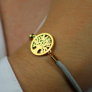 PULSERA ÁRBOL DE LA VIDA DORADO